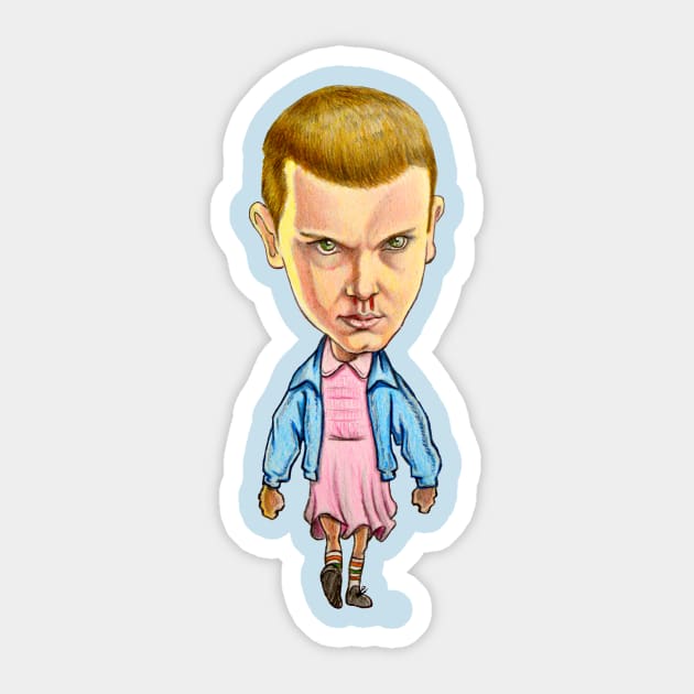 Angry Eleven Sticker by tabslabred